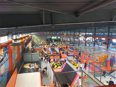 長春藍(lán)box蹦床主題公園案例